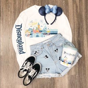 Disneyland Pastel Parks Sweatshirt Long Sleeve